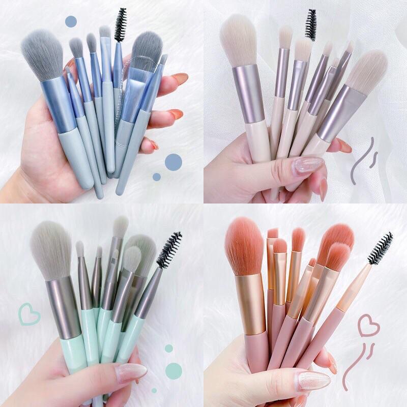 Bộ Cọ Lông Mềm 8 Cây Kèm Túi Zip 1