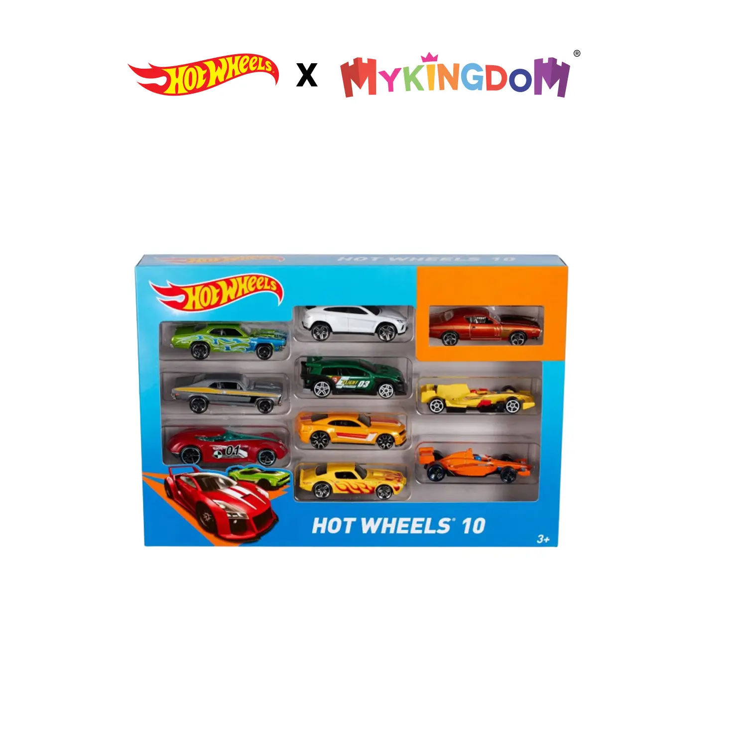 Đồ Chơi HOT WHEELS Bộ 10 Siêu Xe Hot Wheels 54886