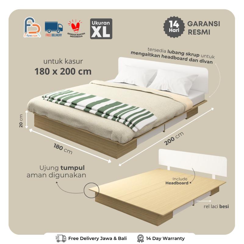 Furnicrush Alas Tempat Tidur / Divan / Divan Headboard / Dipan / Tempat ...