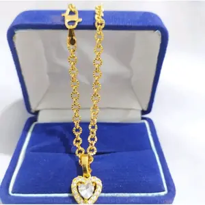 KALUNG TITANIUM NURI GOLD FREE LIONTIN LOVE PERMATA