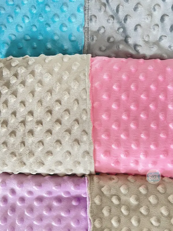 GUGUGAGA - Selimut Topi Minky Bayi | Double Sided Minky Dot Hoodie Baby Blanket | Selimut Topi Kupluk Bayi Minky Halus Newborn 5