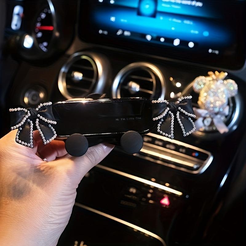 Car Air Vent Phone Holder, Cute Bowknot Design Car Phone Holder, Universal Car Interior Accessories for Women 8