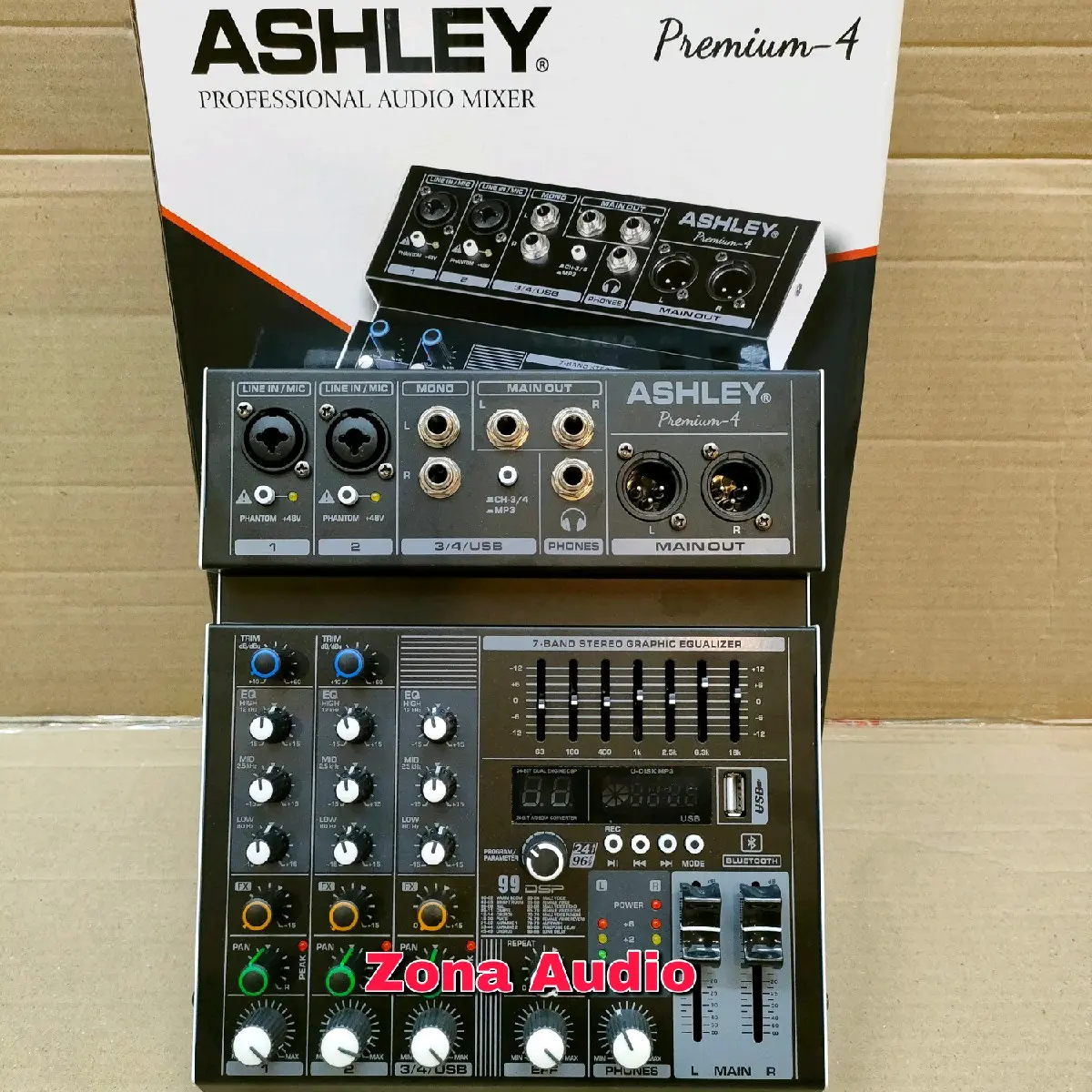 MIXER ASHLEY PREMIUM 4 4 CHANNEL / ASHLEY PREMIUM 4 ORIGINAL