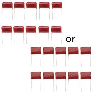 10Pcs CBB22 105J 400V Metallized Film Capacitors 1UF P20mm Thin Film Capacitors