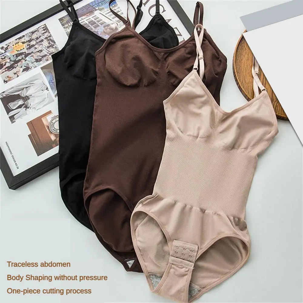48 Hour Shipping Women Sling Shapewear One-Piece Shapewear Corset Reducing Body Shaper Bodysuit Abdomen and Waist Pulling in Chest Support For Womens