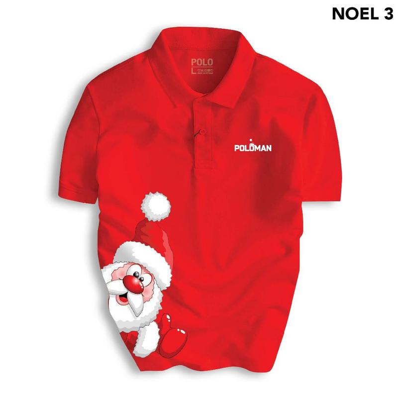 Áo thun POLO Giáng sinh NOEL 03 chuẩn form chất liệu cao cấp phong cách trẻ trung cực chất năng động Menswear Nam Shirt Có Cổ
