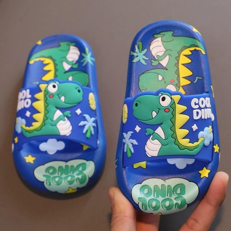 Dép bánh mì in 3D khủng long siêu mềm chống trơn trượt chống nước Slipper DéP Nhung Kim Tuyến