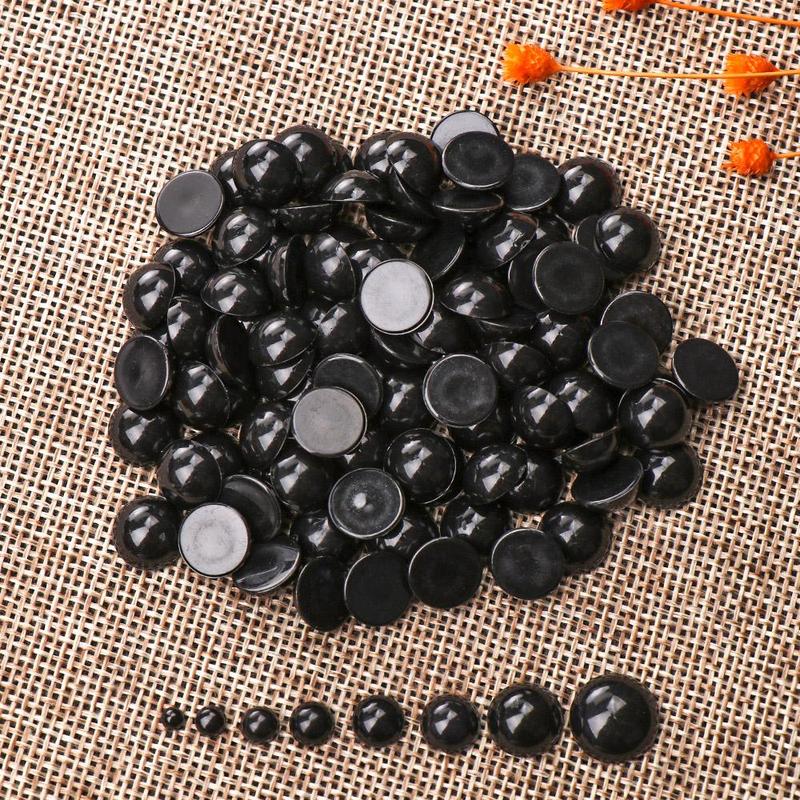 Product Introduction of 100pcs Baby Kids Plastic Plush toy Animals Puppets making Dolls Accessories Bears Needle Felting Black Safety Eyes 17