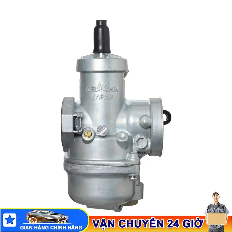 [Bán Chạy] Bộ chế hòa khí WAVE 125, bộ chế hòa khí xe máy, bộ chế hòa khí xe đạp leo núi mini, bình xăng xe máy Honda Keihin Phụ Kiện Phụ Tùng 3