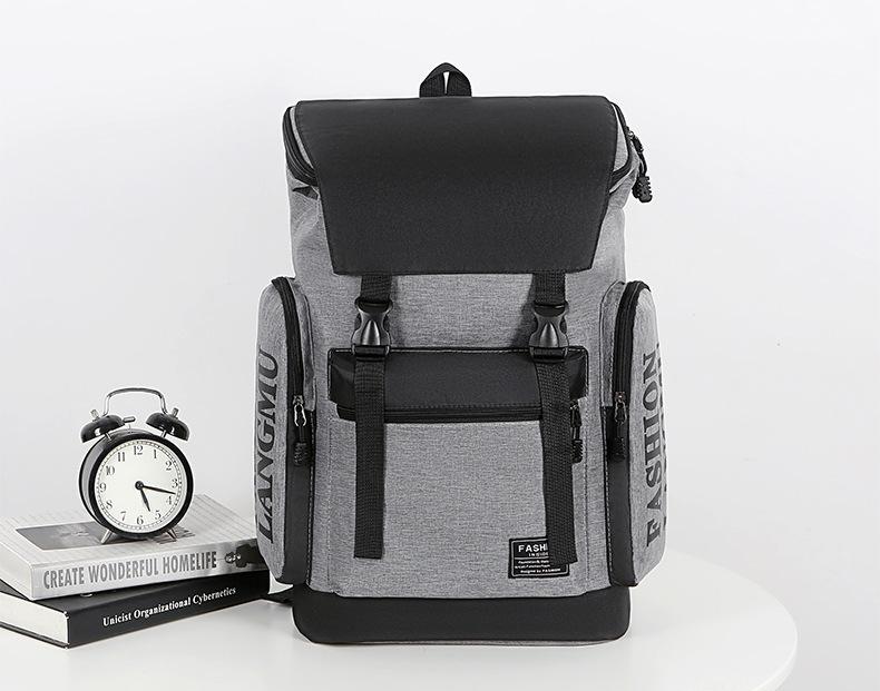 Product Introduction of Spacious Men's Backpack: Ideal for Casual Trips, Travel, and Carrying Laptops - Perfect School Bag for Middle, High School, and College Students 14