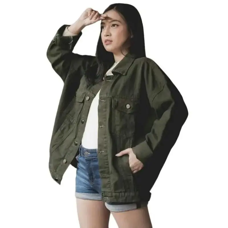 Richie Jeans JAKET JEANS CEWEK MURAH JUMBO OVER SIZE M - XXXL LD 120cm JAKET JEANS WANITA JAKET 3