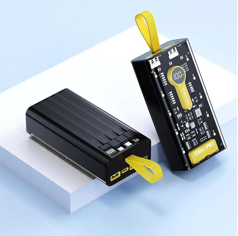 [20] SẠC DỰ PHÒNG 120W SẠC NHANH 22.5W 20.000MAH TÍCH HỢP 4 DÂY CÁP SẠC LIGHTNING -TYPEC - MICRO - PHÙ HỢP MỌI LOẠI THIẾT BỊ Titan 5