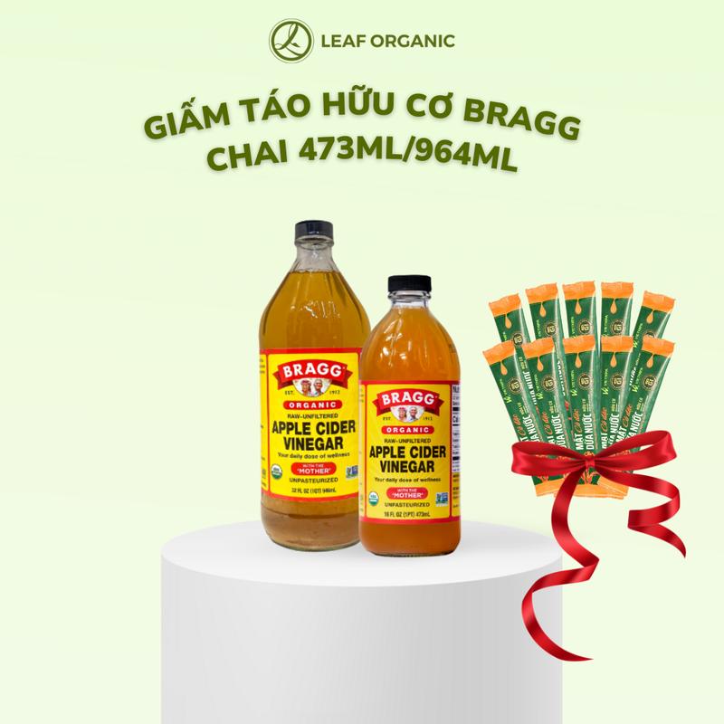 Giấm táo hữu cơ Bragg 473ml, 946ml - Bragg 0