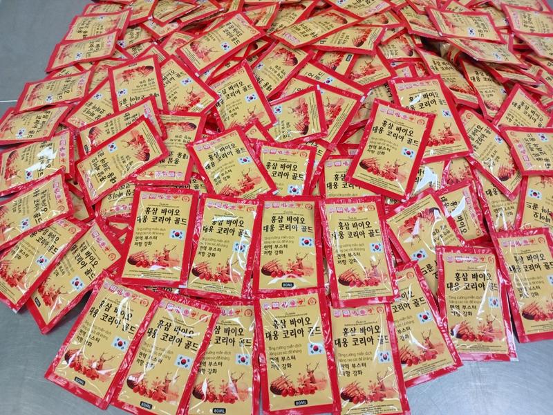Sâm Vàng Nhung Hươu Táo đỏ - Linh Chi ( Hộp Nhỏ 10 gói ) 4