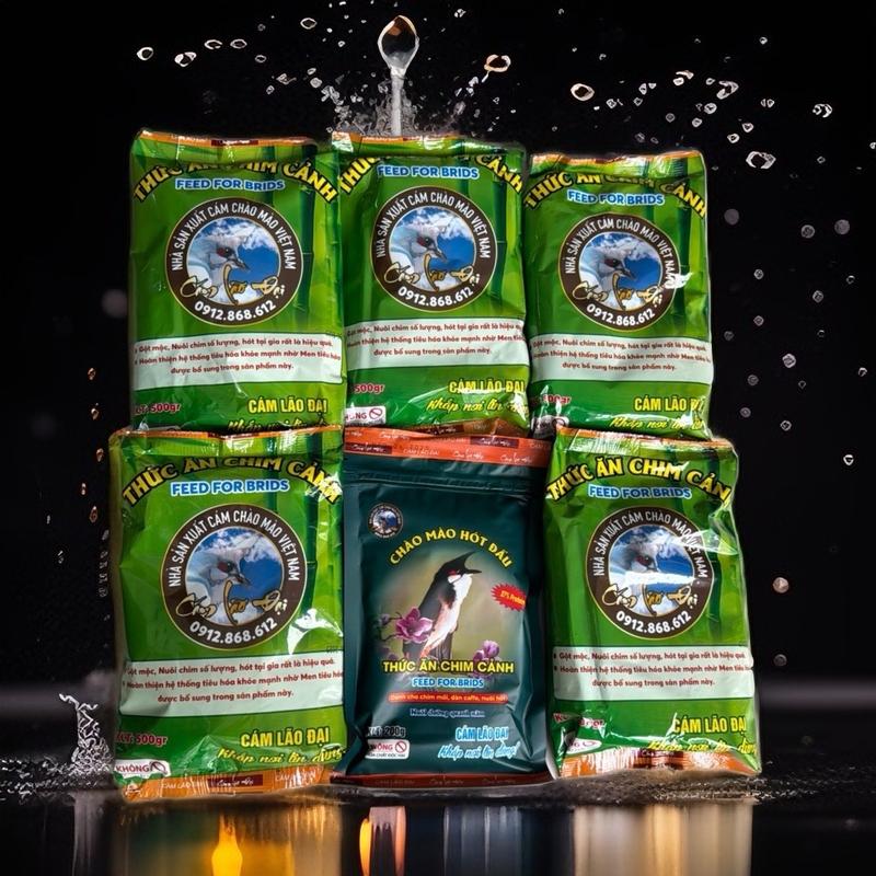 5 CÁM BAO XANH TẶNG KÈM 1 GÓI HÓT ĐẤU CHO CHÀO MÀO