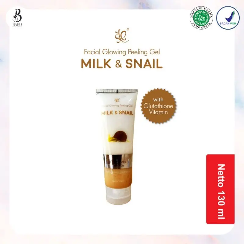 PEELING GEL EXFOLIASI Kulit Kering Semua Jenis Kulit Wajah Exfoliating Kotoran Komedo Mencerahkan 3