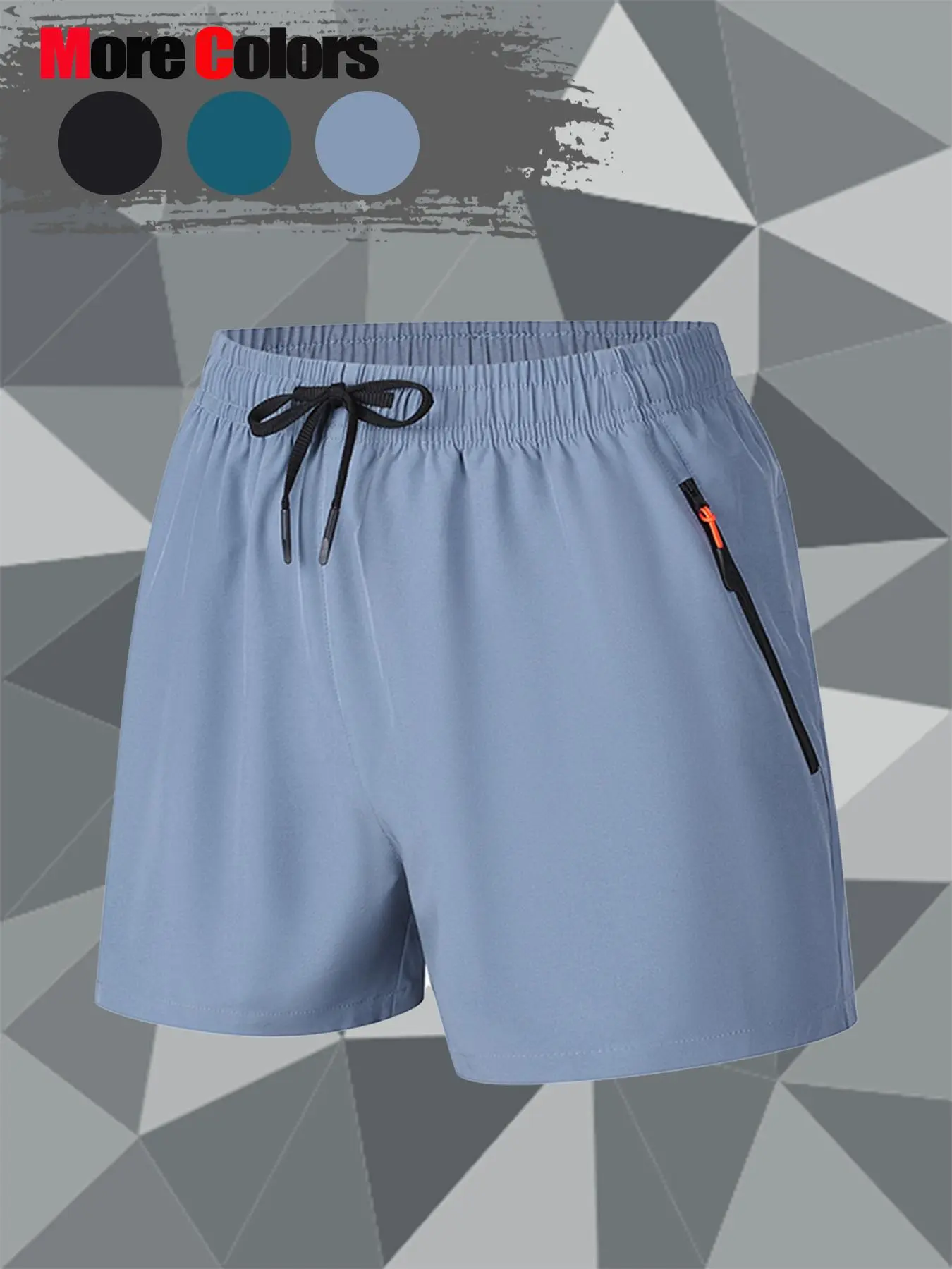 Men's Solid Color Quick Drying Breathable Shorts, Loose Casual Comfy Shorts for Summer, Men's Bottoms for Daily Wear