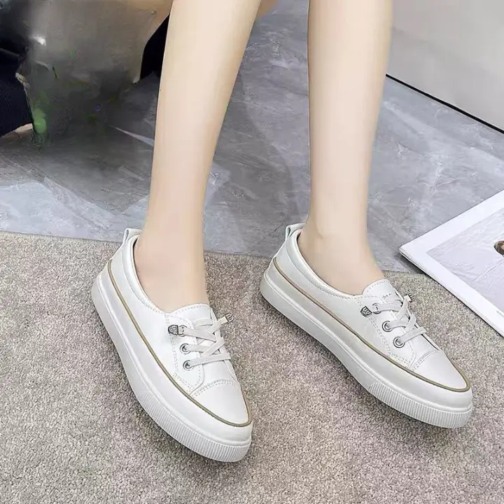 ISHOES - Giày Bệt Nữ SLIPON Dây Rút B376 Kiểu Dáng Trẻ Trung (ĐI TĂNG 1 SIZE)