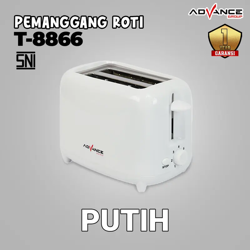 Ready Stock!!!{cod}ADVANCE T-8866  Mesin Sandwich Toaster Pemanggang Roti Advance T-8866 7
