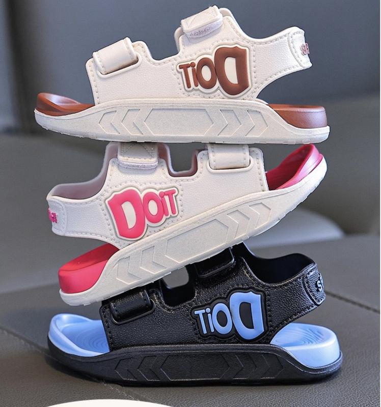 Dép Sandal Quai Hậu Cho Bé Trai Và Bé Gái Đi Học 2 Dây Dán Tiện Lợi Size 21-36 Cao Su Non Nhẹ Kháng Nước Tốt - 1 - 10 Tuổi giay be