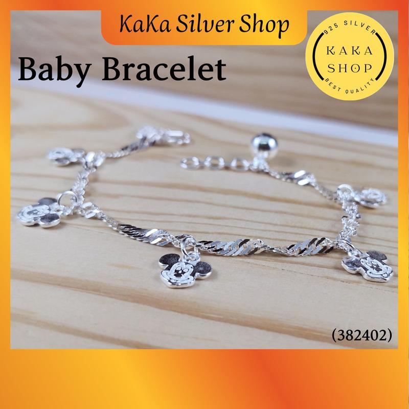 Ready Stock | Original 925 Silver Baby Bracelet Miki For Kid - TikTok ...