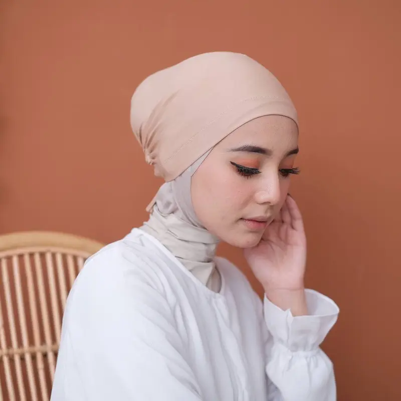 CIPUT BASIC INNER KAOS PREMIUM RAYON LEMBUT INNER HIJAB TALI MUSLIMAH Dalaman Kerudung 2
