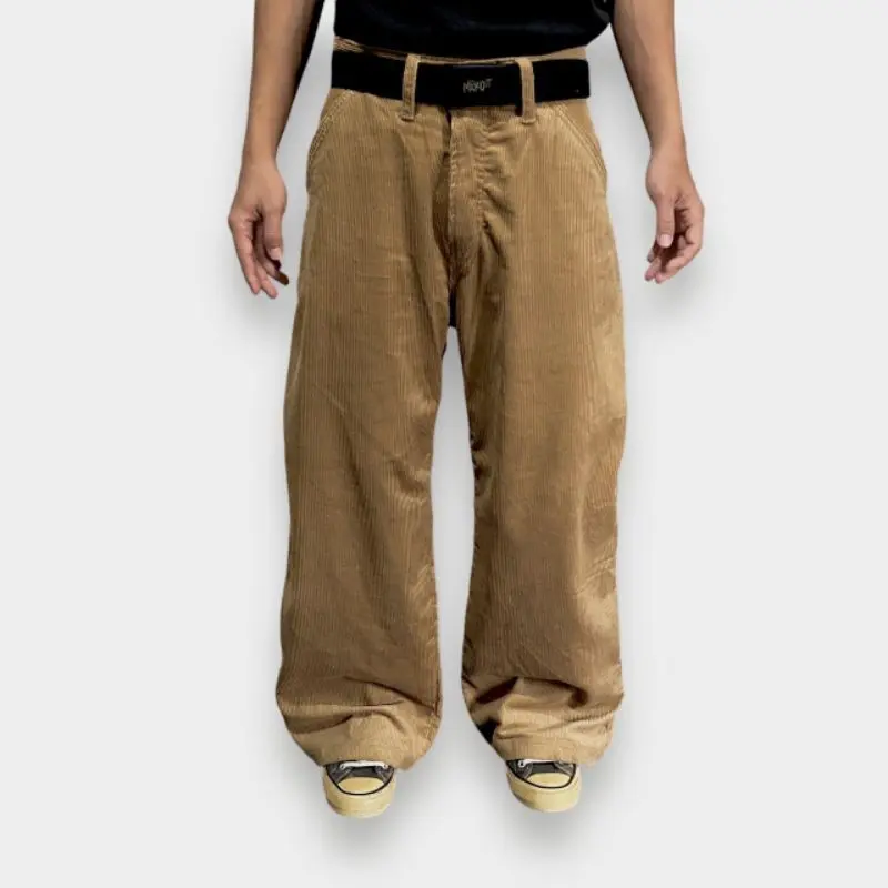 Celana Corduroy Wide Leg Gombrang Baggypants  Unisex 6