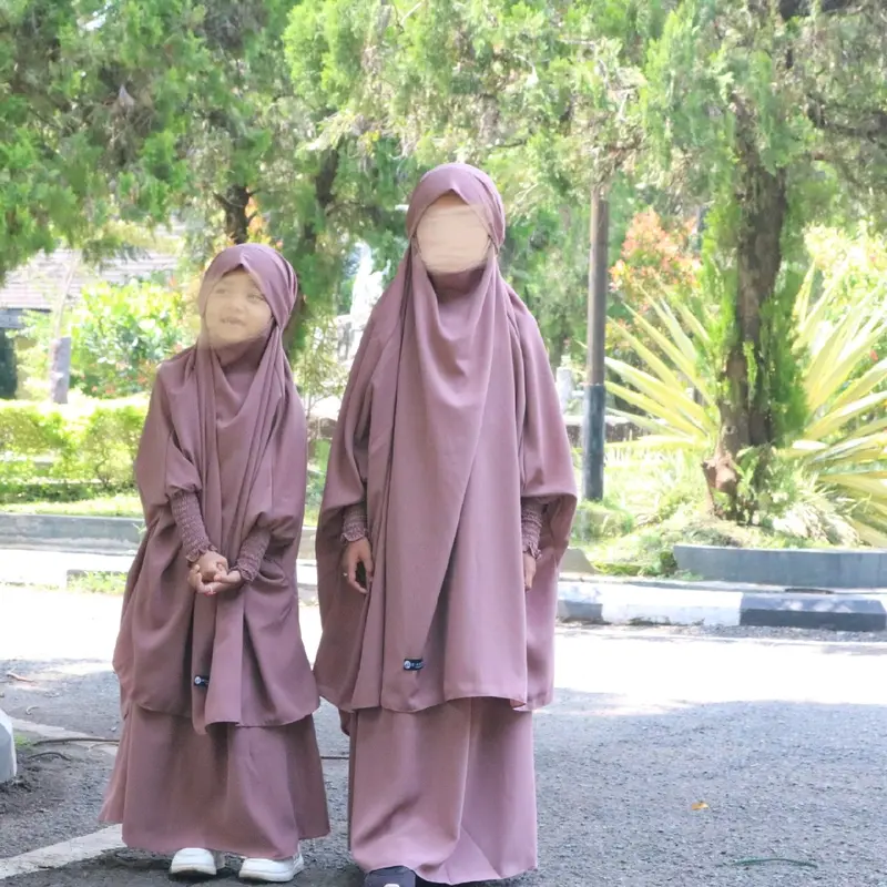 french khimar anak set rok jaitan dan kualitas butik 1