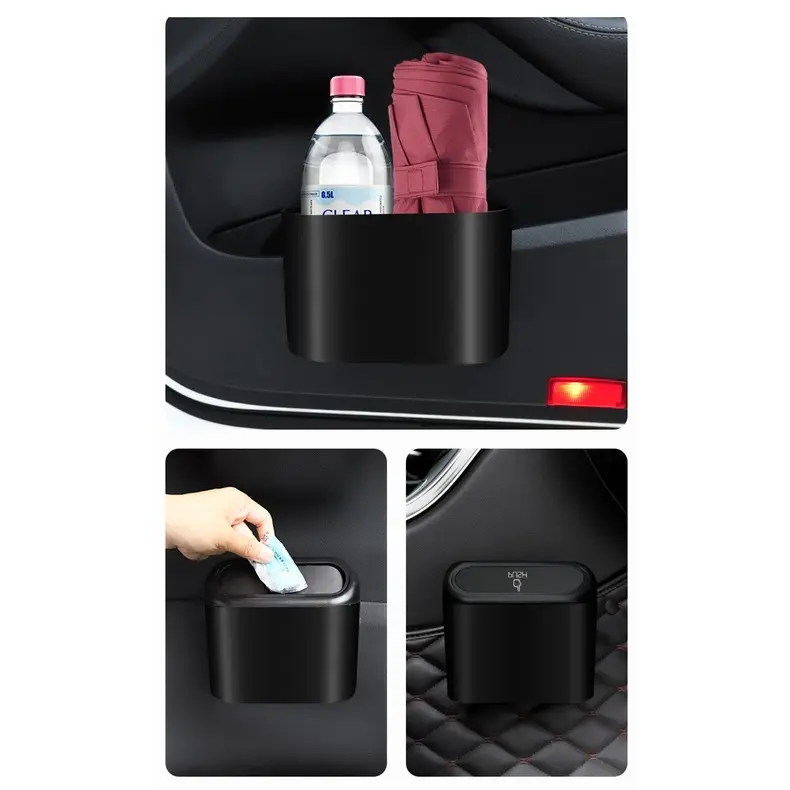 Thùng Đựng Rác Xe Hơi - Thùng Rác Mini Để Trên Ô Tô - Thùng Rác Ô Tô Có Logo Xe - Chất Liệu Nhựa ABS Cao Cấp 5