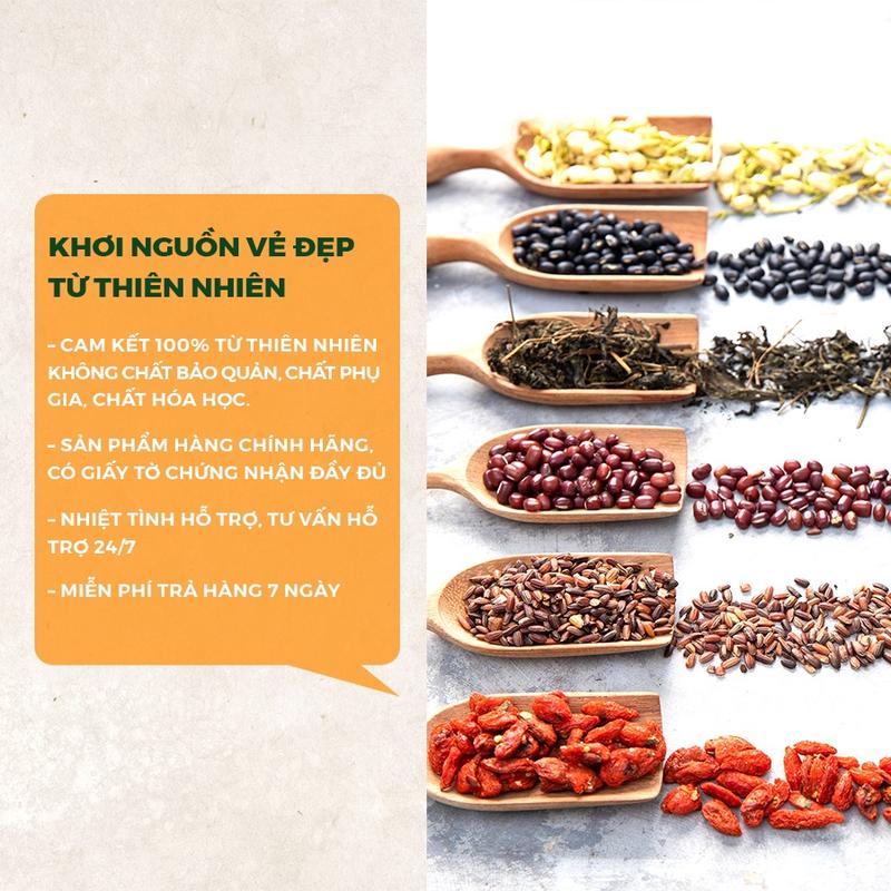 Trà Gạo Lứt + Trà Hoa Cúc  thanh lọc gan, giải độc cơ thể. Nước Trà Tea 5