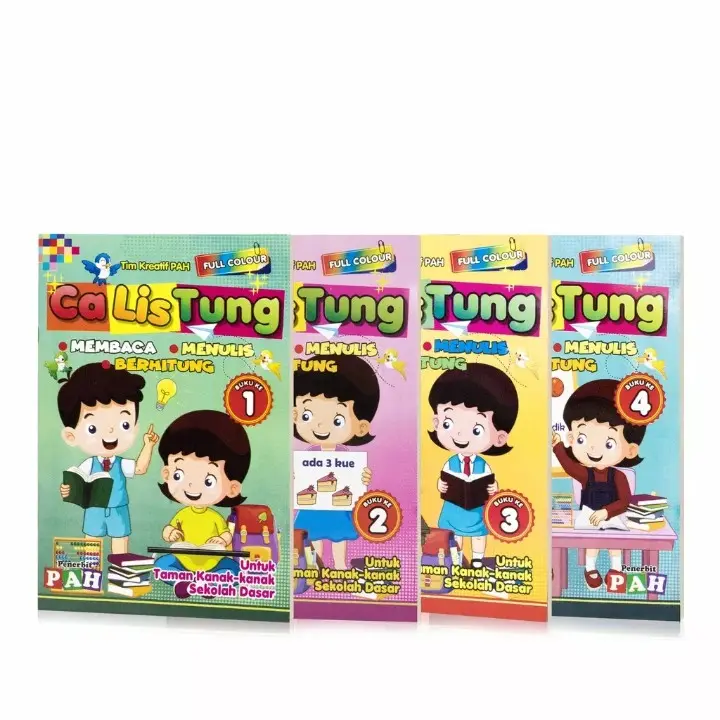 Buku 1 Paket isi 4 buku  CALISTUNG ~ Edukasi 1