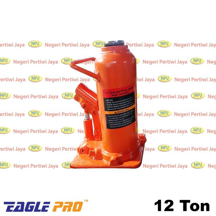Gambar Eagle Pro Hydraulic Bottle Jack Welded High - Dongkrak Botol 12 Ton dari negeripertiwijaya Kota Administrasi Jakarta Barat Tokopedia