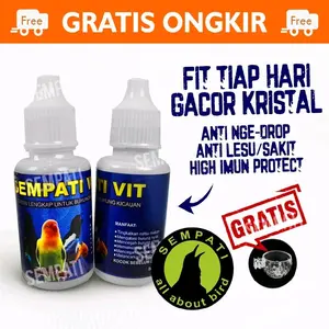 Doping - SEMPATI VIT VITAMIN BURUNG SPONTAN KICAU MENINGKATKAN SUARA STAMINA OCEHAN PANJANG MURAI KACER