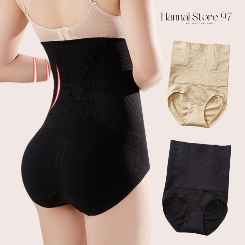 S-6XL Quần Gen Nịt Bụng Định Hình Eo Dáng Lót Mặc Váy Ngắn – Cạp Cao 4 Thanh Chống Cuộn – NB01 | Hannal Store 97