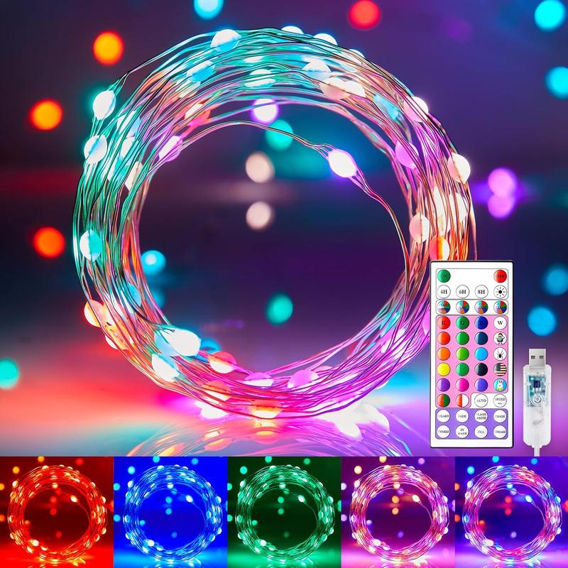 Colored string lights shops for bedroom