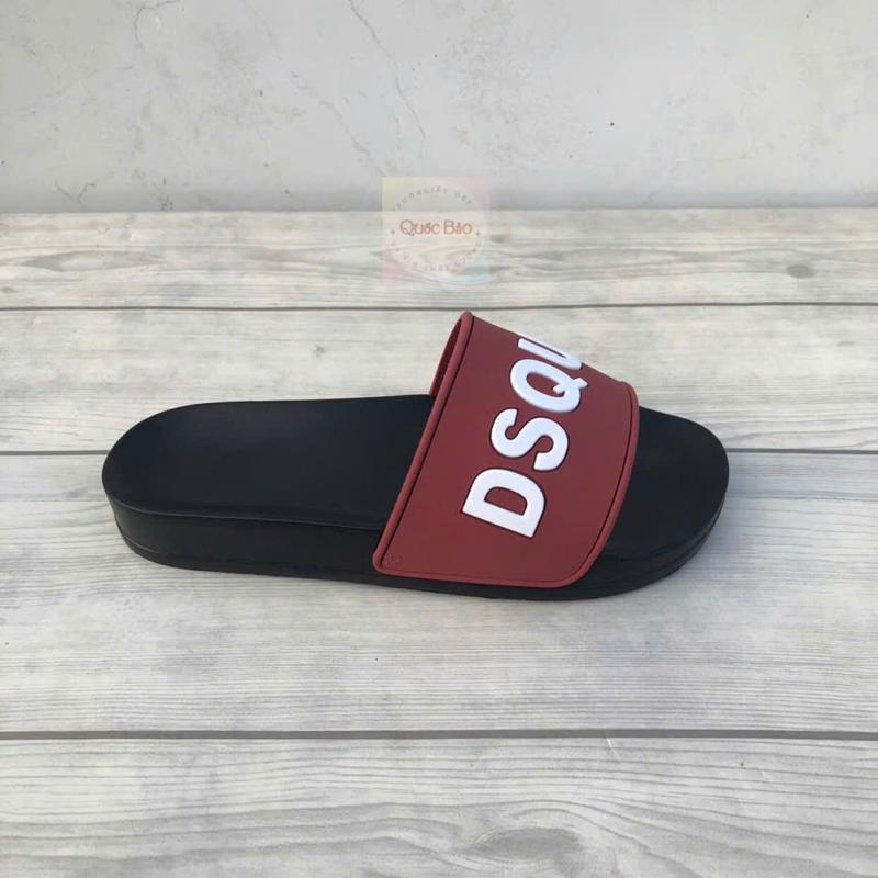 Dép lê ĐS QUỜ mau đỏ Nam nữ size 35-42 dép nhẻ nhẹ hợp thời trang DéP Nam Quai Ngang Đế Bằng Slipper 4