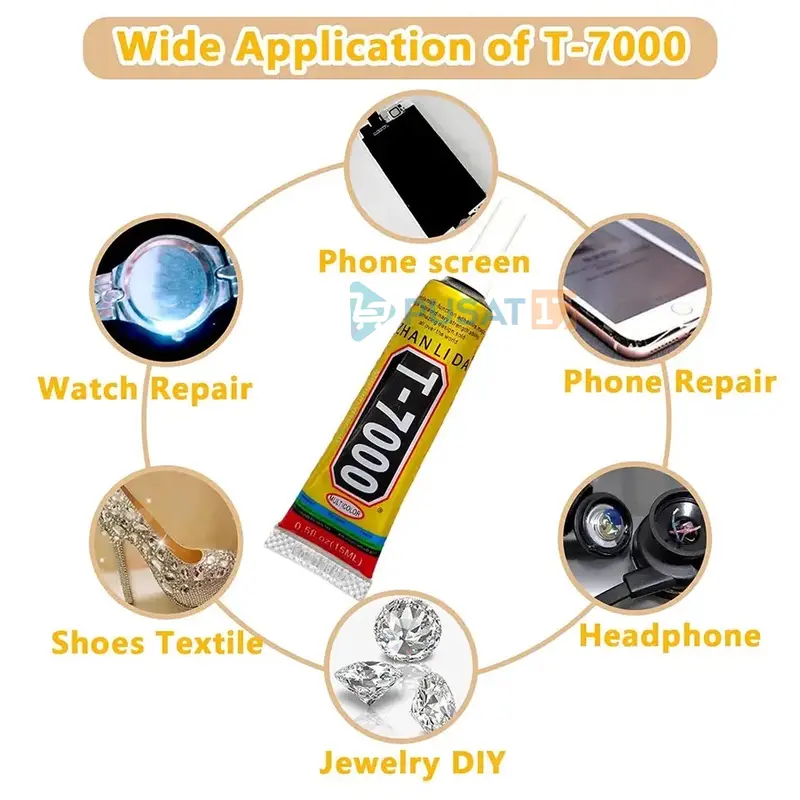 PUSAT17 LEM LCD TOUCHSCREEN 15ML B-7000 T-7000 SERBAGUNA PEREKAT LAYAR SENTUH LCD SUPER GLUE 2