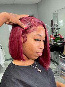 180 Density 13x4 Lace Front Human Hair Wigs, Short Straight Wigs for Women, Gorgeous Fluffy Wigs, Human Hair Wigs for Party, Daily Use