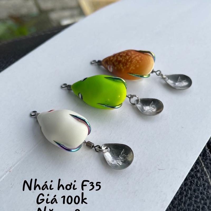 Mồi nhái hơi F35 câu cá lóc