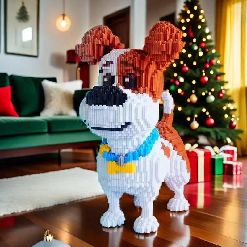Dog Design Building Blocks Toy, 3141pcs/set DIY Handmade Assembly Models, Creative Building Toy for Home Desktop Decor, Model Kit Crafts 3