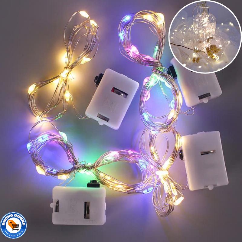 SET 10 Dây Đèn LED , Đèn Nháy Bằng Đồng 1M 2M 3M Mini Trang Trí Tiệc Cưới, Giáng Sinh  Siêu Đẹp - Đèn Trang Trí , Đèn Đom Đóm den decor