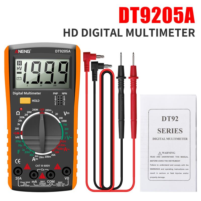 Product Introduction of Đồng hồ vạn năng DT9205A màn hình kỹ thuật số đồng hồ vạn năng thông minh Máy đo bảo dưỡng thợ điện chính xác cao 54