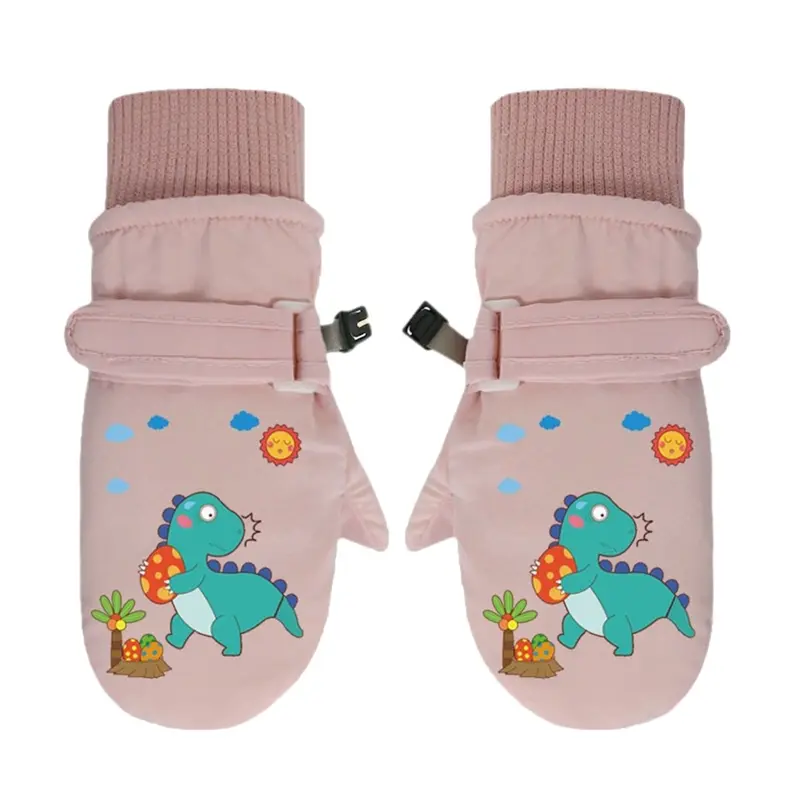 d973 Thermal Gloves for Boy Girl Students Winter Mittens Outdoor ...