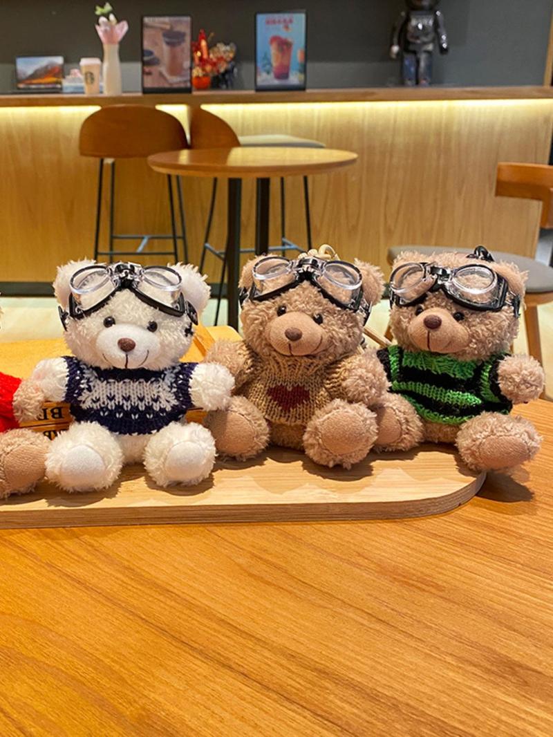 Product Introduction of Cute Bear Design Bag Charm, Cute Bear Bag Keychain, Bag Charm for Backpack, Crossbody Bag, Keychain, Fashion Accessories for Women & Men 4