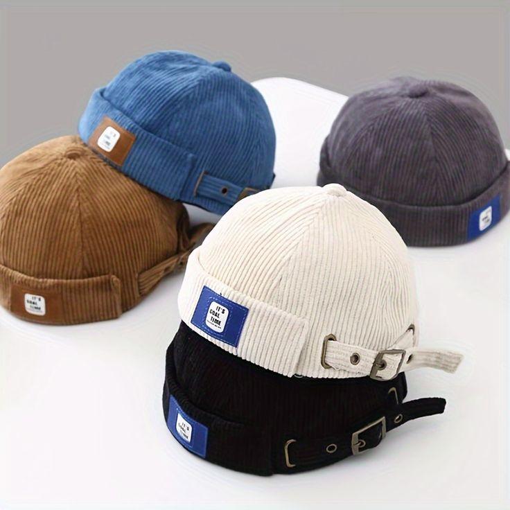 Mũ Miki Hat Nón Tròn Không Vành Lưỡi Trai Cho Nam Nữ Chất Nhung Gân Cao Cấp Thời Trang M269 - Women Cap