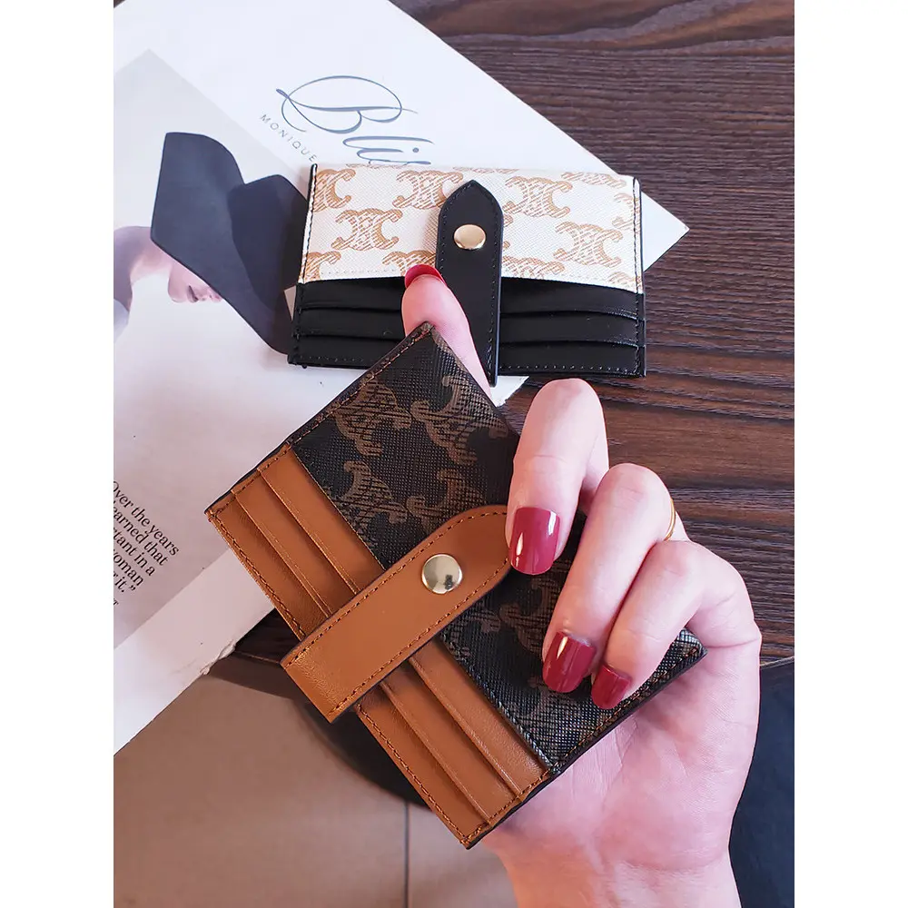 2024 Card Holder Female Small Exquisite High-End Card Holder Ultra-Thin Large-Capacity Multi-Card Slot Anti @-