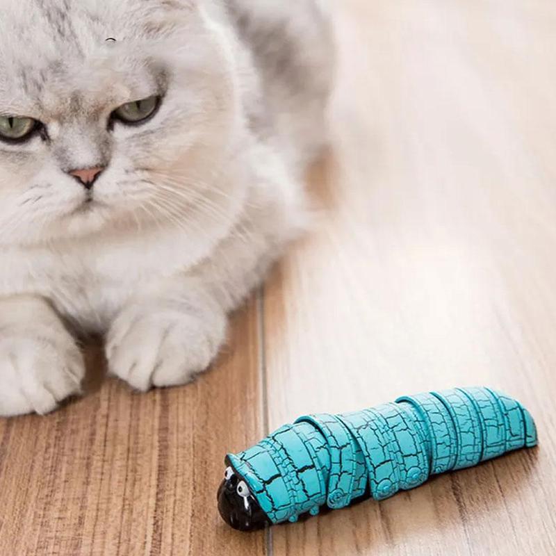 Product Introduction of New And Unique Simulation Remote Control Caterpillar Electric Trick Simulation Toy Insect J5L0 38