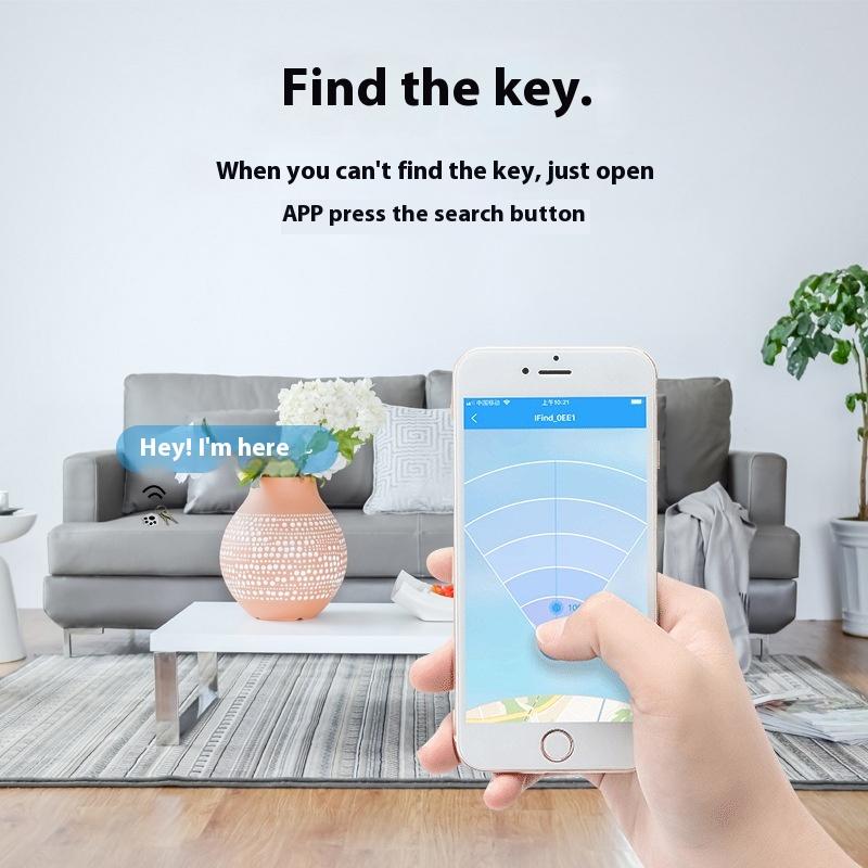 Product Introduction of (5 Batteries for Free)Intelligent 5.0 Bluetooth Dog Claw Anti Loss Device Bidirectional Alarm Keychain Pendant Bidirectional Object Searching and Positioning Tracker,tracking chip,chip tracking device,gps tracker,gps mini tracker Button Net 47