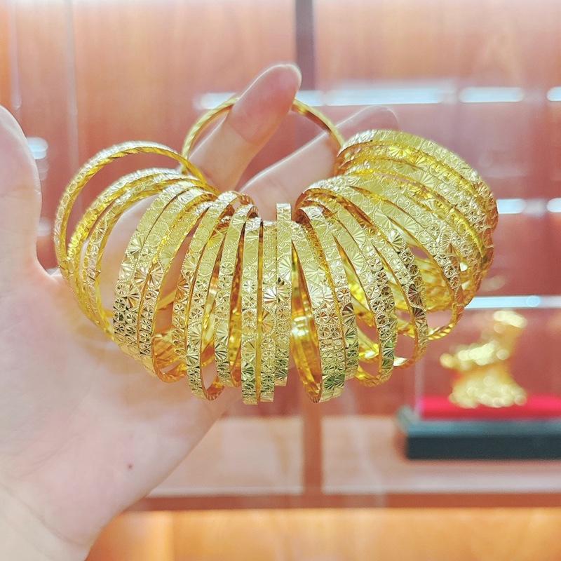 Vòng đeo tay ximen cánh quạt phối bi đồng hội 4li