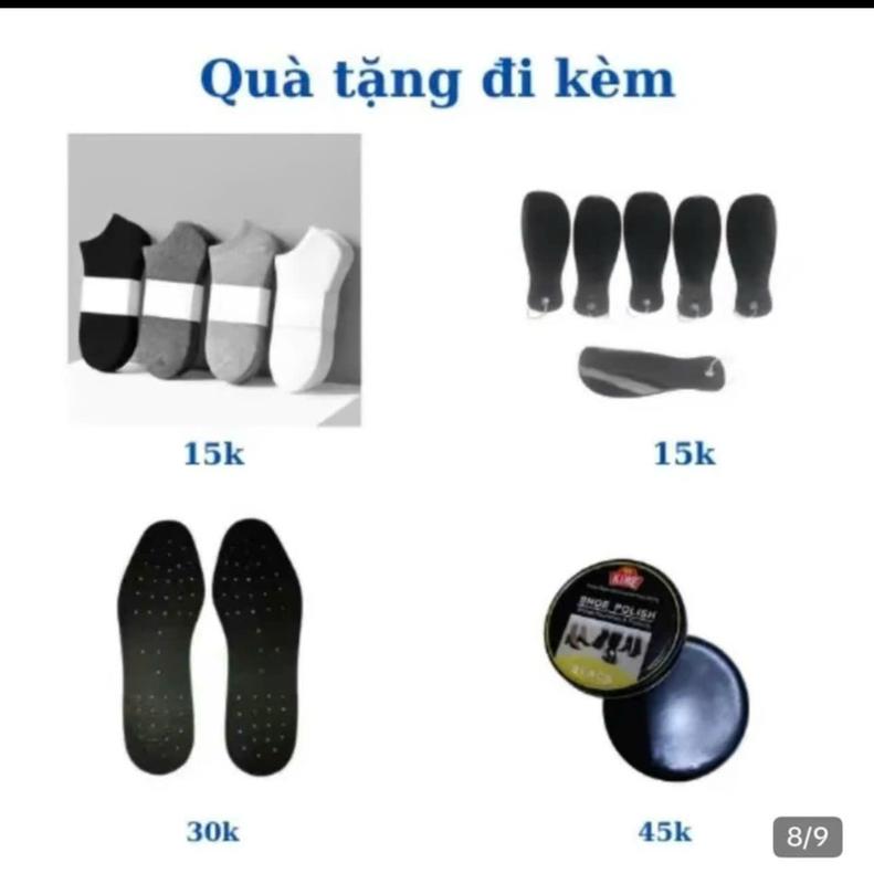 Giày Tây Nam Buộc Dây Tăng Chiều Cao 7cm Đế Ca Su Nhập Lịch Lãm Shoes - Cao Su 6